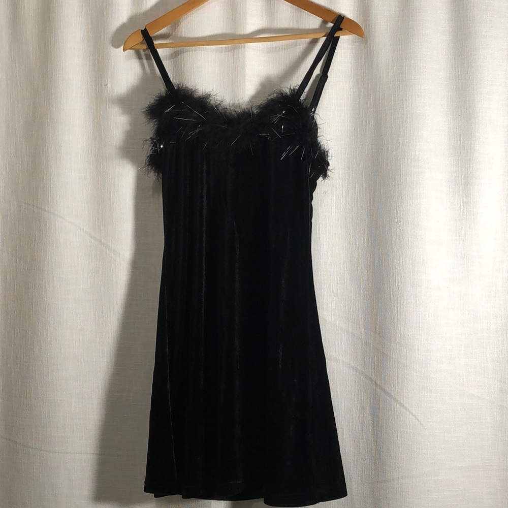 MATERIAL GIRL VELVET DRESS